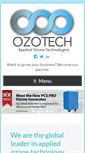 Mobile Screenshot of ozotech.com