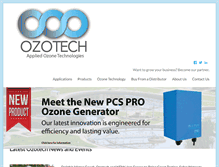 Tablet Screenshot of ozotech.com