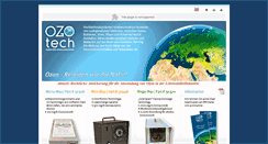 Desktop Screenshot of ozotech.de