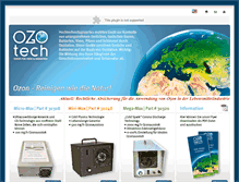 Tablet Screenshot of ozotech.de